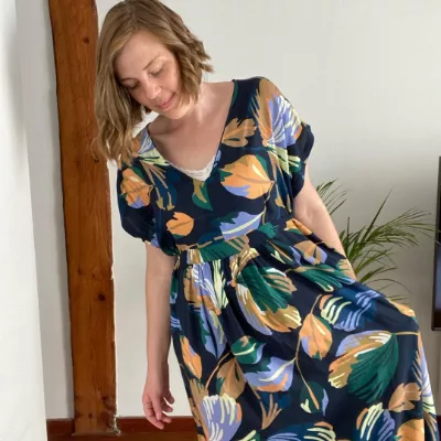 Artsy Leaf artsy_leaf_-_viscose_-youcansewyourownway